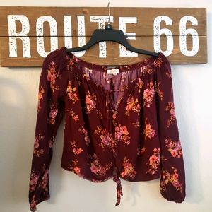 Beautiful Crop Floral Shirt